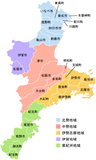 三重県地図