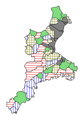 市町村別出生率　平成15年