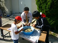 液状化現象の実験