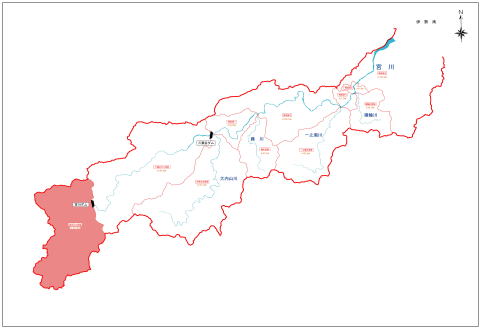 宮川流域図