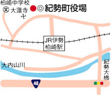 旧紀勢町役場周辺地図