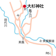 大杉神社周辺地図