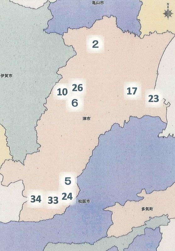 企業の森　位置図