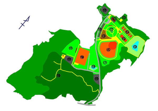 施設配置図