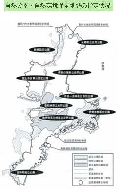 自然公園・自然環境保全地域の指定状況