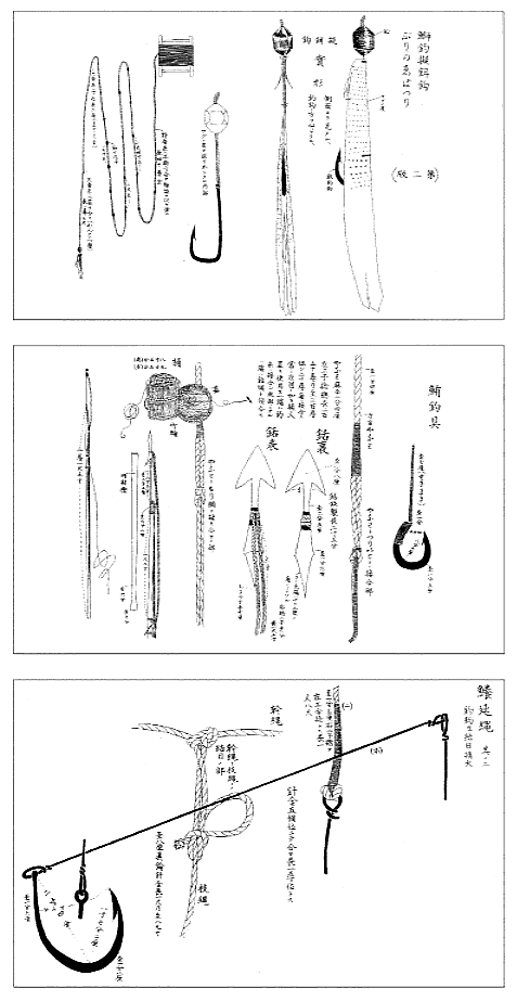 釣り漁具についての図