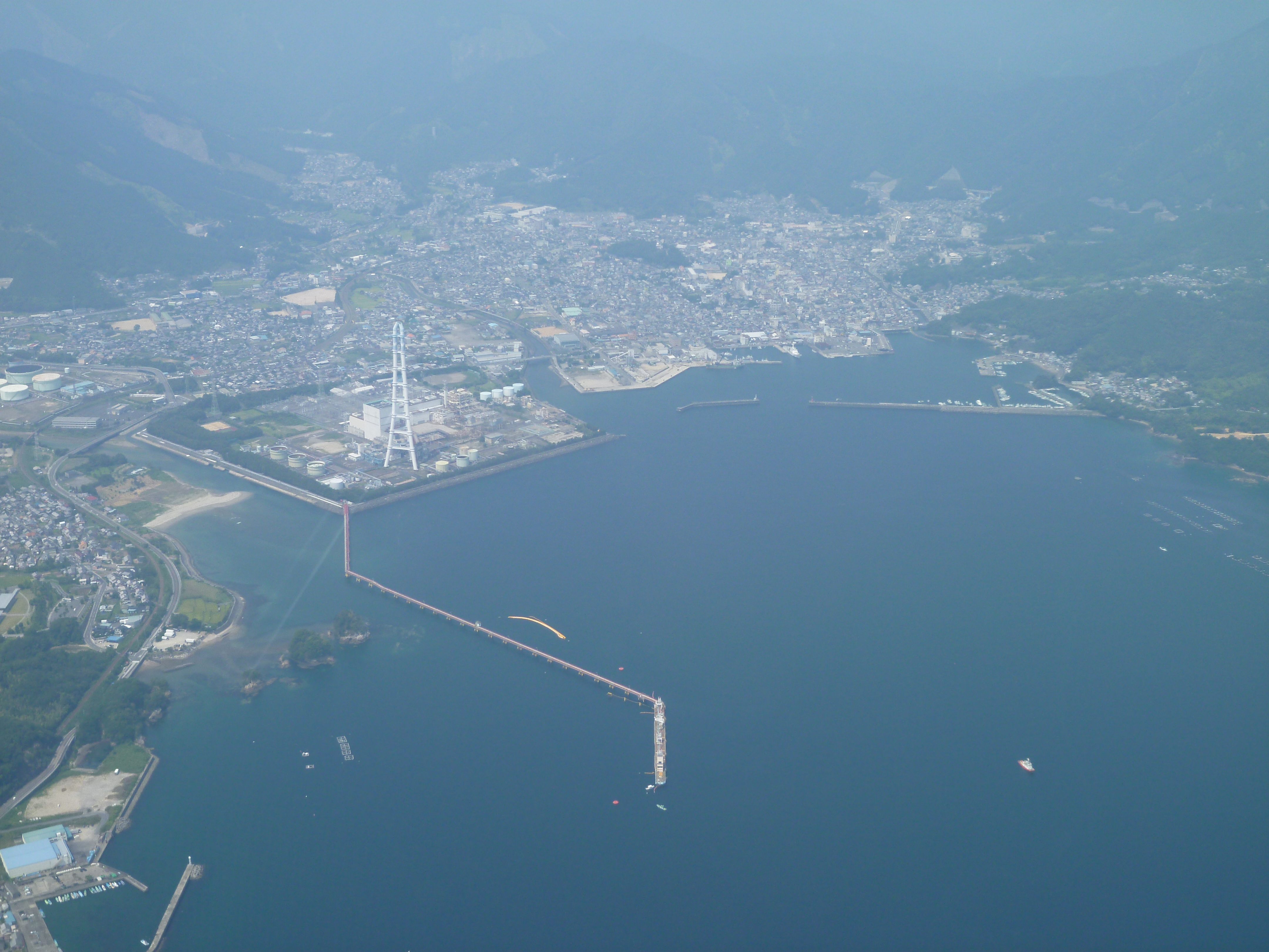 尾鷲港の全景写真