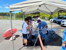 応急給水体験（多気浄水場）