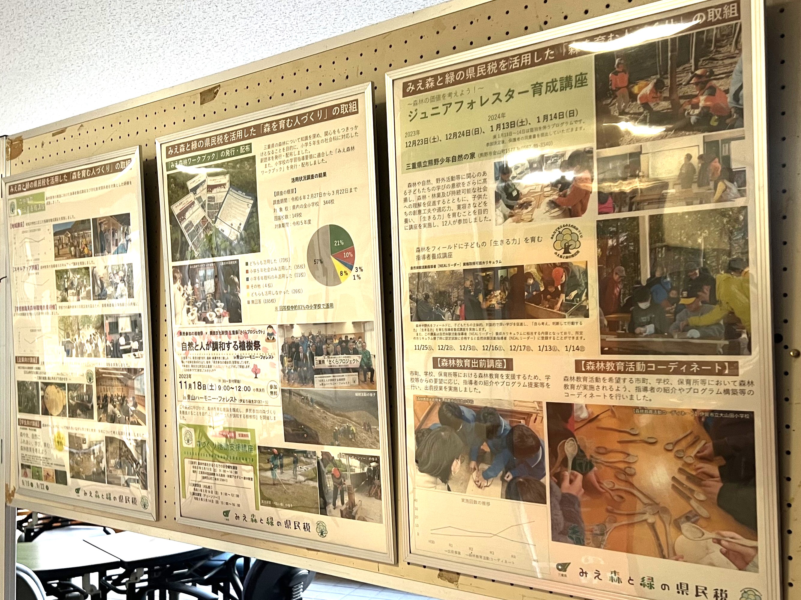 みえ森と緑の県民税パネル展示4