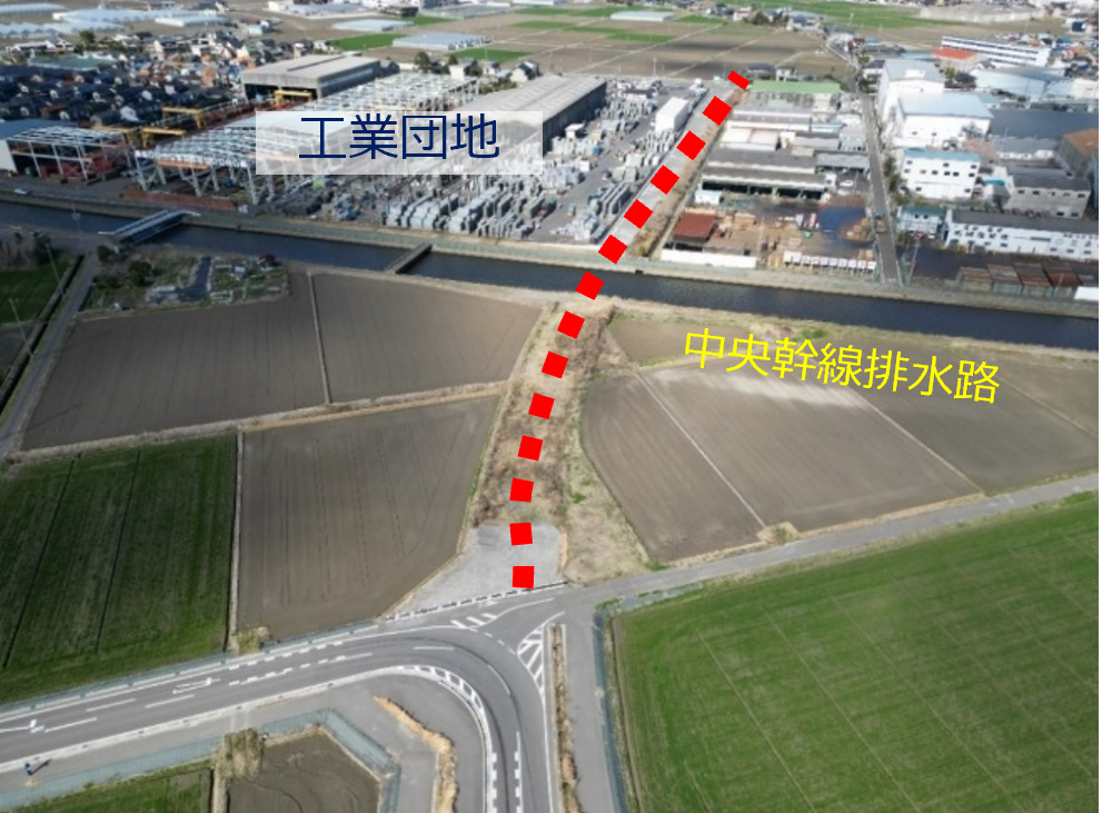 木曽岬弥富停車場線（三崎）