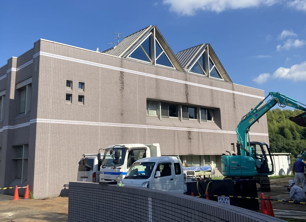 外壁等改修工事の様子